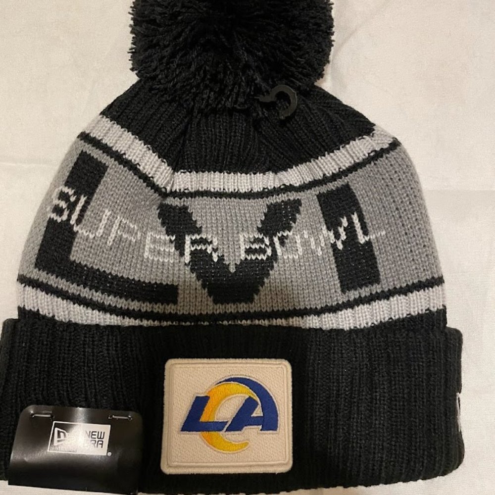 LOS ANGELES RAMS SUPERBOWL LVI BEANIE HAT